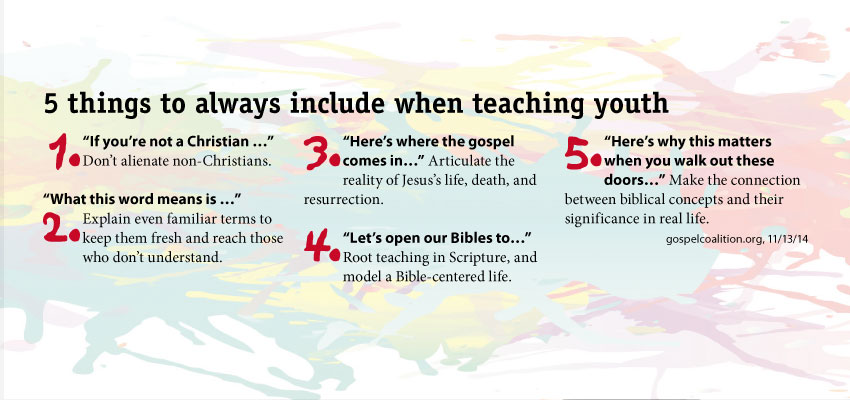 5 things to always include when teaching youth