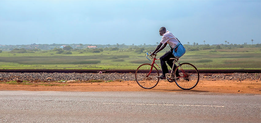 Go ... into all the world … In Uganda, bicycles help
