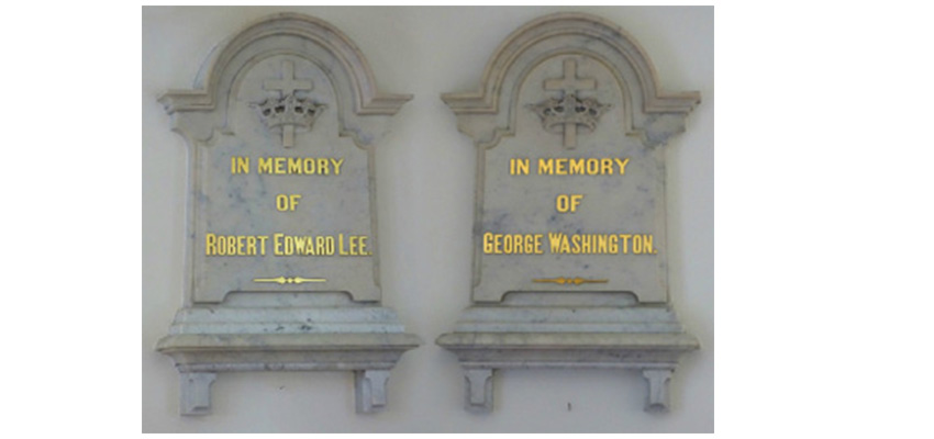 Church to relocate plaques that honor Washington, Lee
