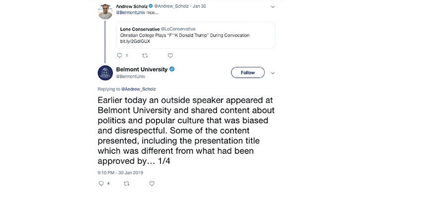 University quickly apologizes for obscene lecture