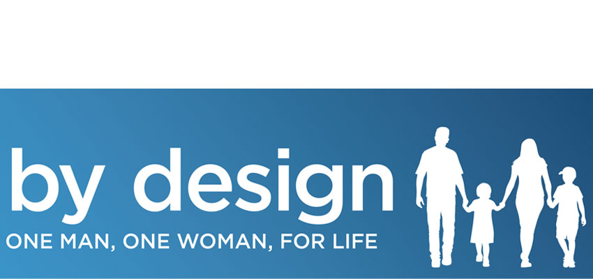 By design one man, one woman, for life